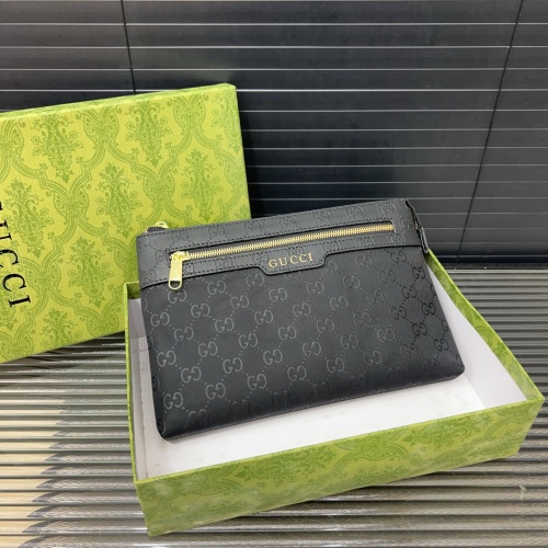 Gucci Leather Clutch Bag for Men, Top Quality with Gift Box 1 Gucci Leather Clutch Bag for Men, Top Quality with Gift Box