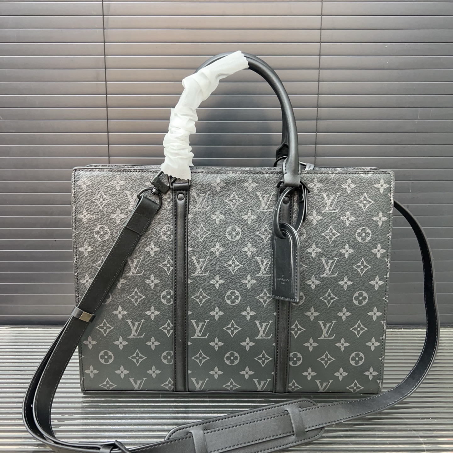 Louis Vuitton Sac Plat Horizontal Monogram Canvas Business Tote Bag