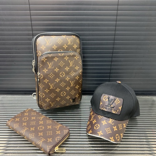 Louis Vuitton Monogram Coated Canvas Set - Bag, Wallet, and Hat 1 Louis Vuitton Monogram Coated Canvas Set - Bag, Wallet, and Hat