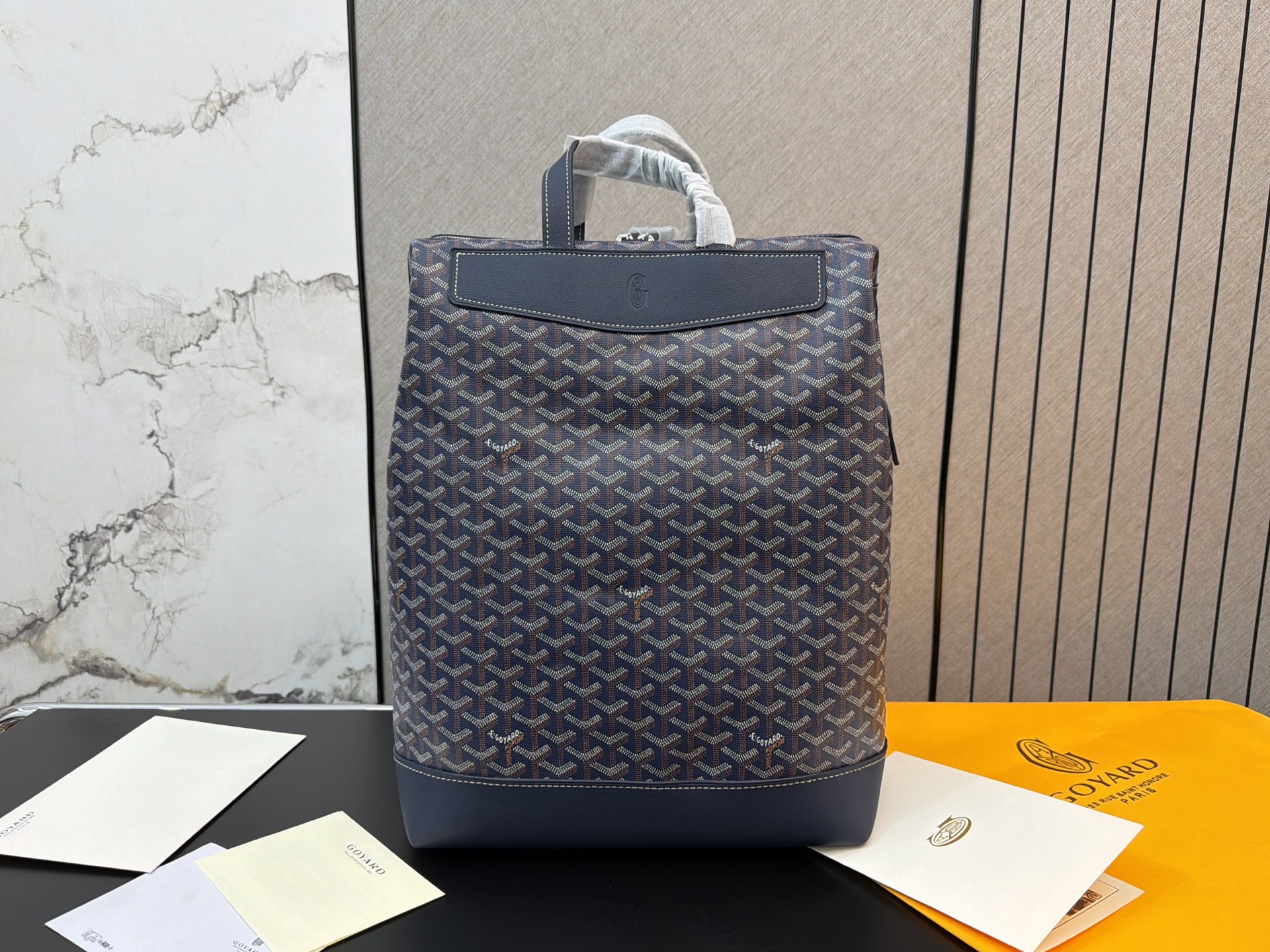 P465 Goyard Goya | Upgraded Version Of Cisalpin Backpack, Presbyopic Backpack, Laptop Bag, Fabric, Laser Engraving Hardware, High Quality, Delivery Dust Bag, Size 42 X 33cm
