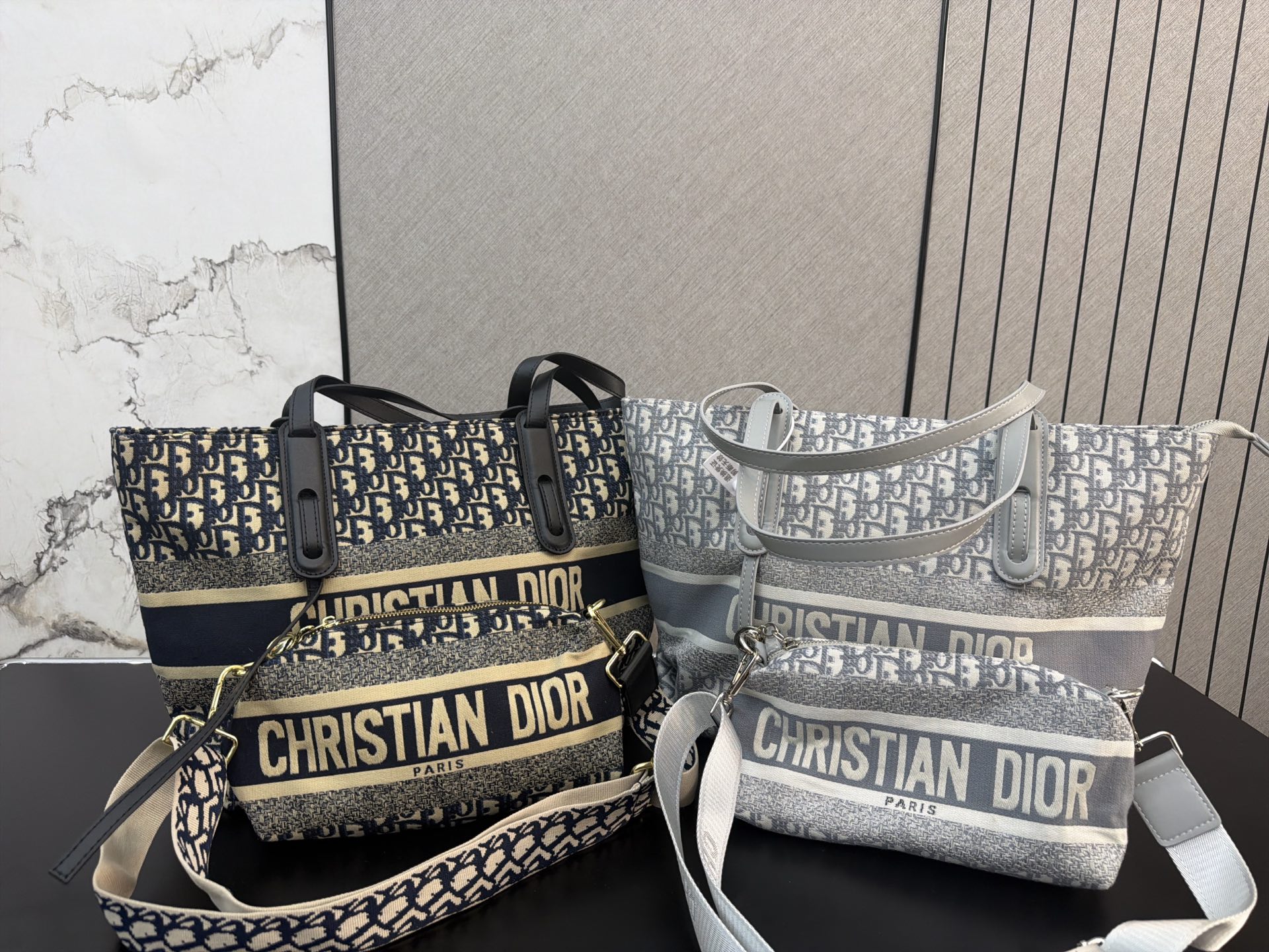 Dior Book Tote Oblique Navy everyday