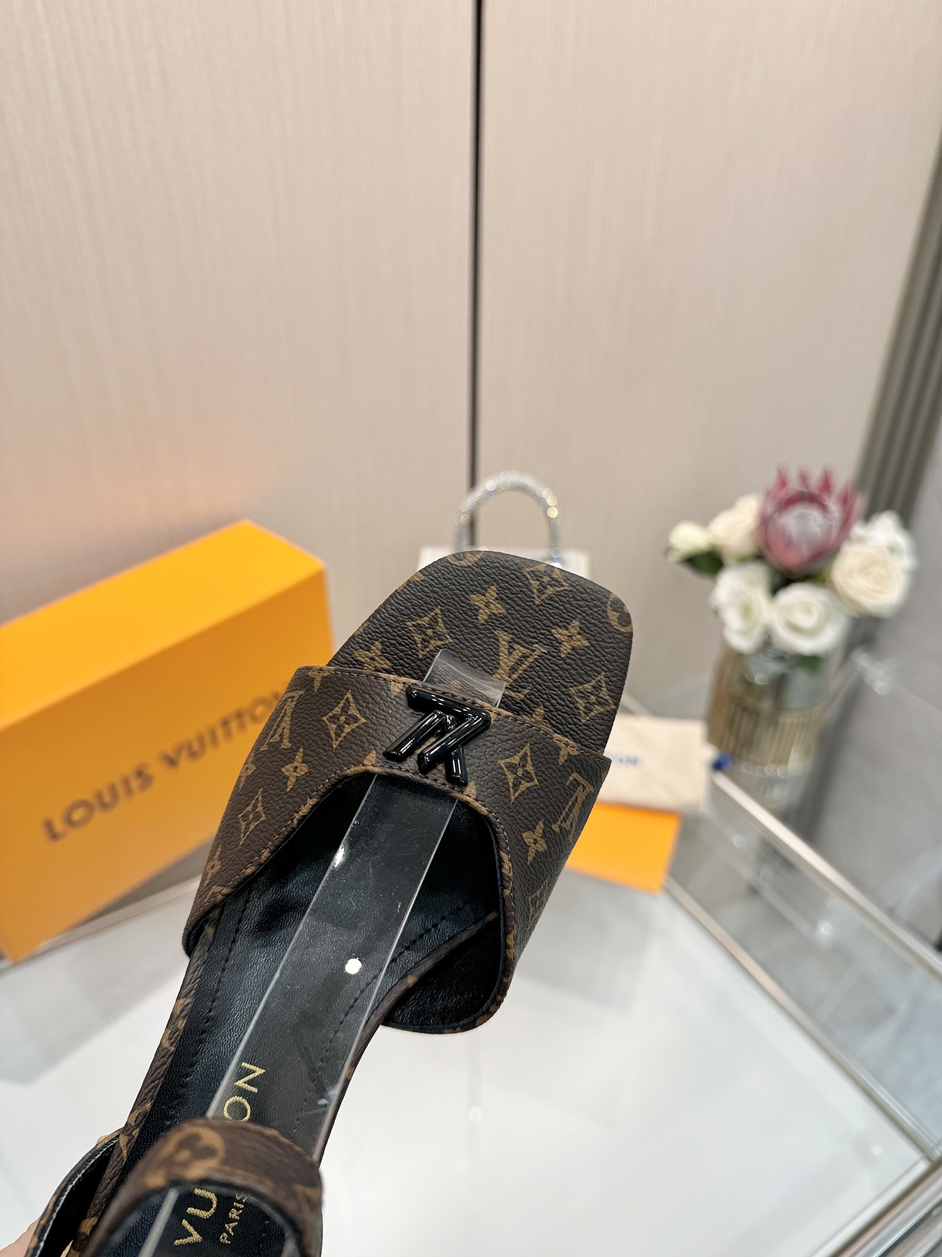 Louis Vuitton Monogram Canvas Sandals, Designer Heels For Women 12 i1743255506 2117 6