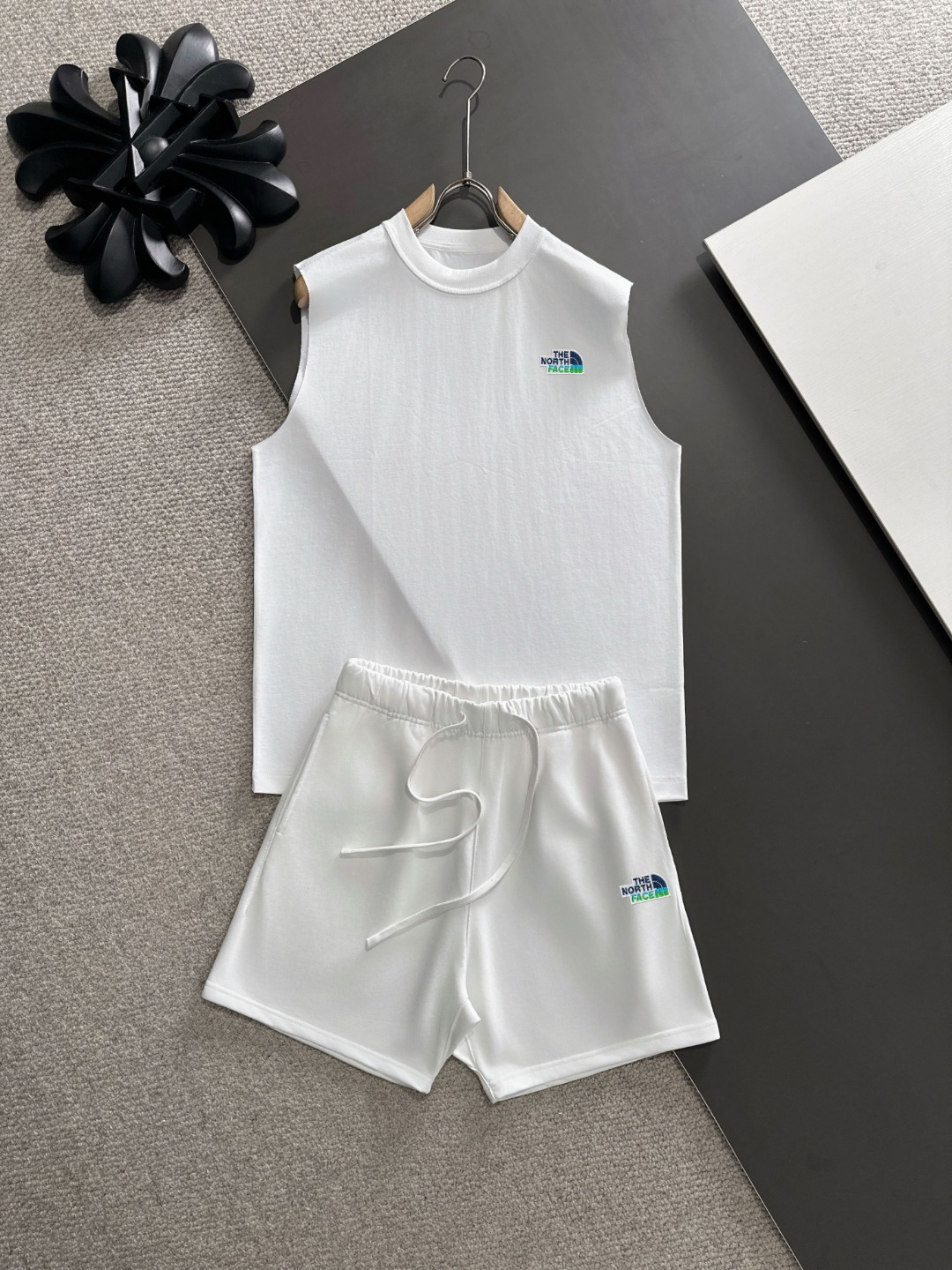 THE NORTH FACE 春夏 リラックス ベストセット 高級 輸入カスタム生地 通気 肌触り抜群