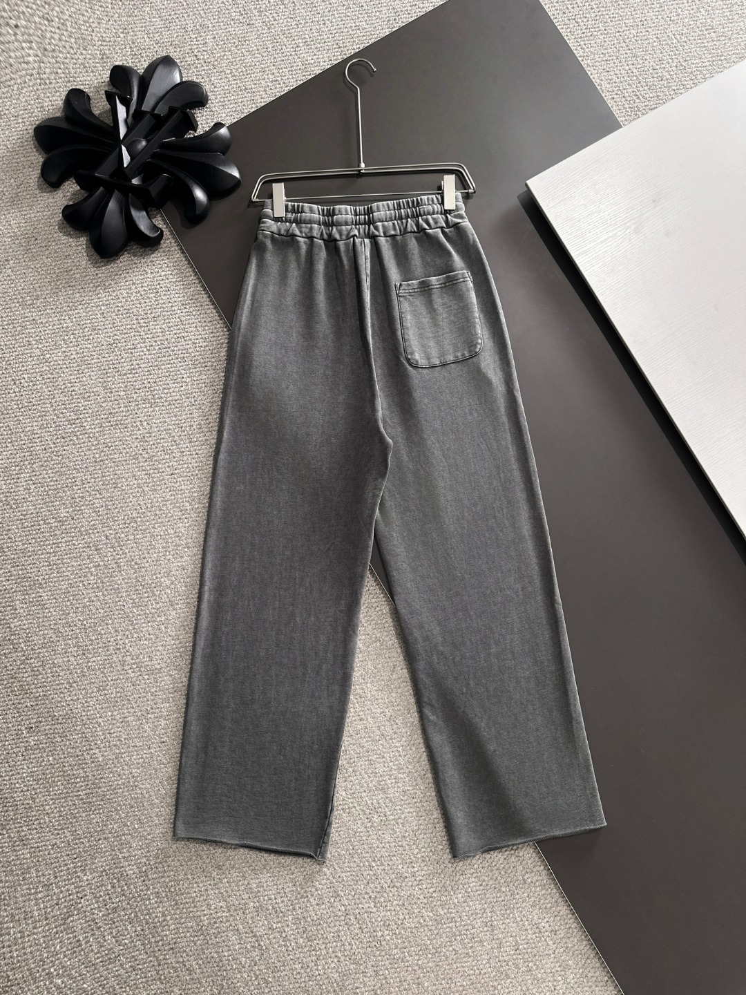 Stone Island Moncler Grey Distressed Logo Patch Relaxed Fit Pants 10 o 1j7pa0edg1kk5ige1ov49pnr4b5