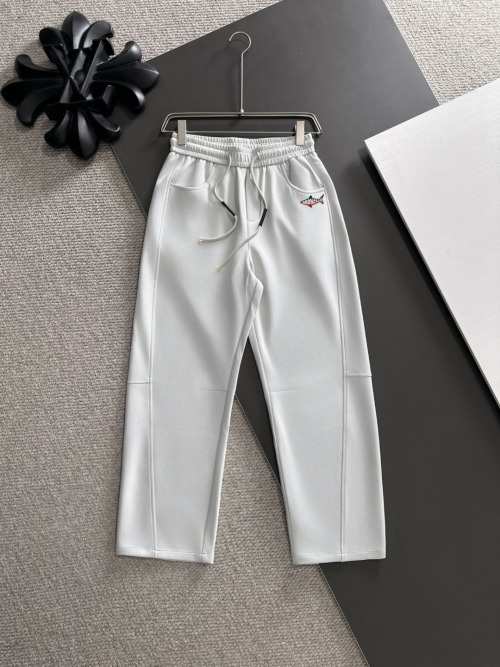 Men's Paul & Shark White Cotton Blend Drawstring Casual Pants 1 Men's Paul & Shark White Cotton Blend Drawstring Casual Pants