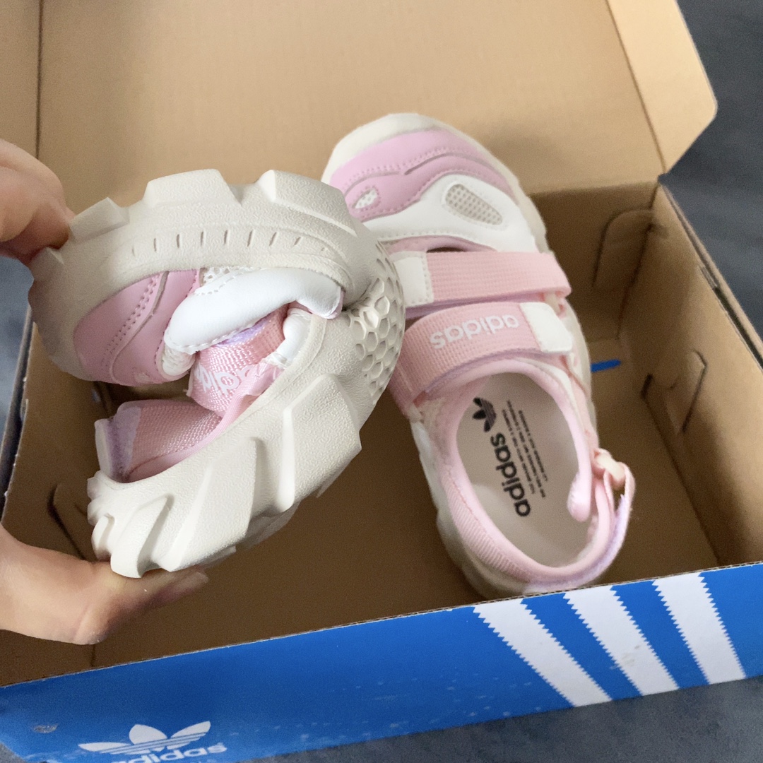 图片[9]-AD儿童海螺沙滩凉鞋 透气包头防踢 魔术贴穿脱便捷为一体鞋面设计 防滑耐折耐磨 柔软有韧性，特别设计的鞋头自然上翘15度贴合孩子走路习惯 防止摔跤的高级EVA鞋底-选品中心