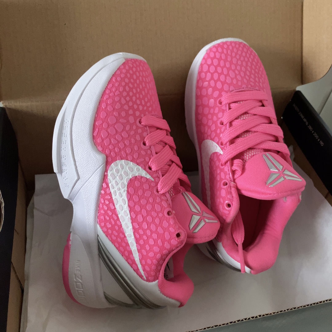 图片[2]-NK 新款科比6代儿童系带篮球鞋 尺码：28-39码 经典科比6代系列🏀 优质面料，透气又舒适☁️ 橡胶耐磨防滑大底，脚感不言而喻✌🏻-选品中心