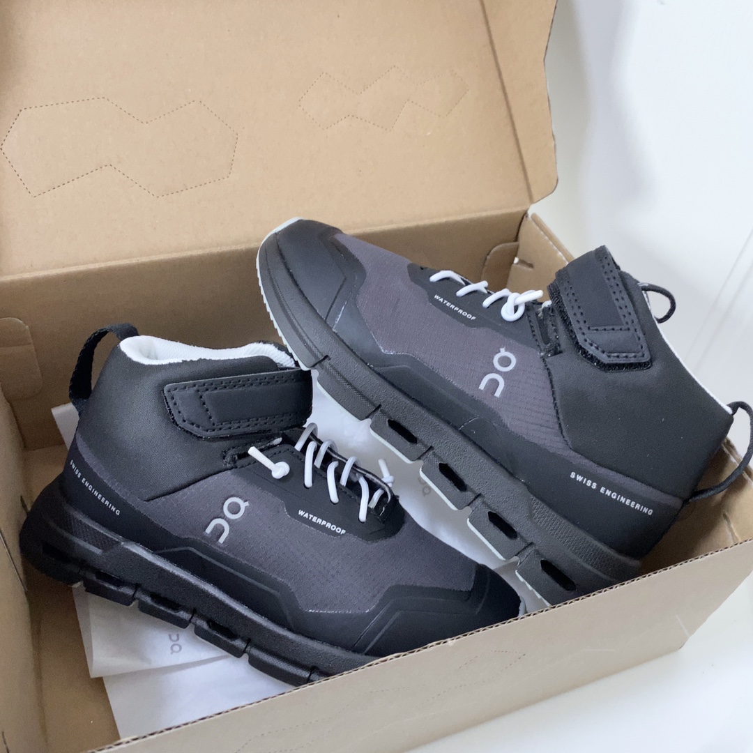 图片[7]-昂跑中帮儿童运动鞋 超轻超软的云朵大底，魔术贴➕松紧带设计，穿脱超方便中帮款式，保护稚嫩脚踝橡胶耐磨防滑大底，脚感不言而喻-选品中心