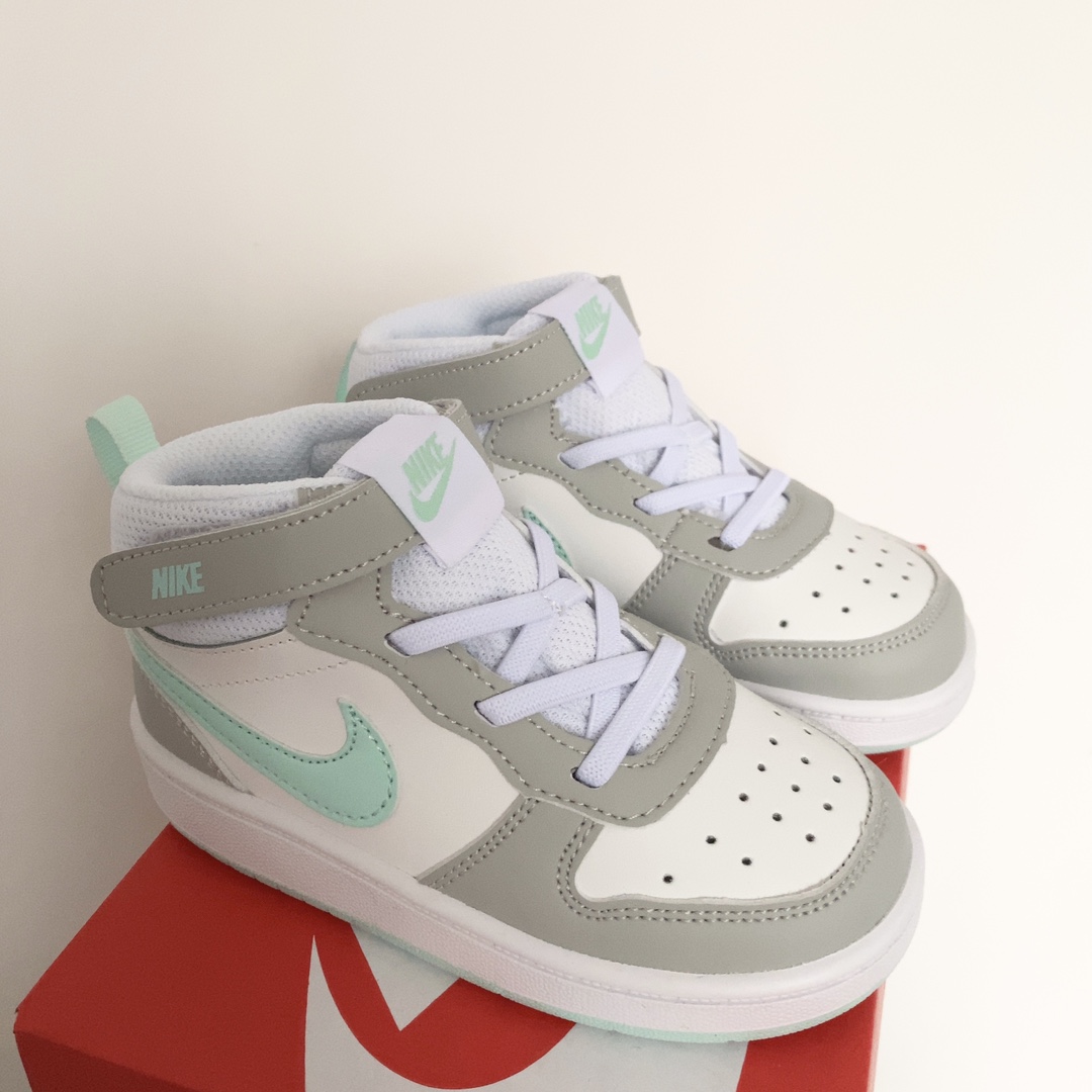 图片[3]-空军高帮工装童鞋22-37码 🔚轻运动设计，防滑耐磨的鞋底，平时小朋友跑跑跳跳也很放心，弹力带魔术贴完全无压力穿脱也方便，真是好看又好穿-选品中心