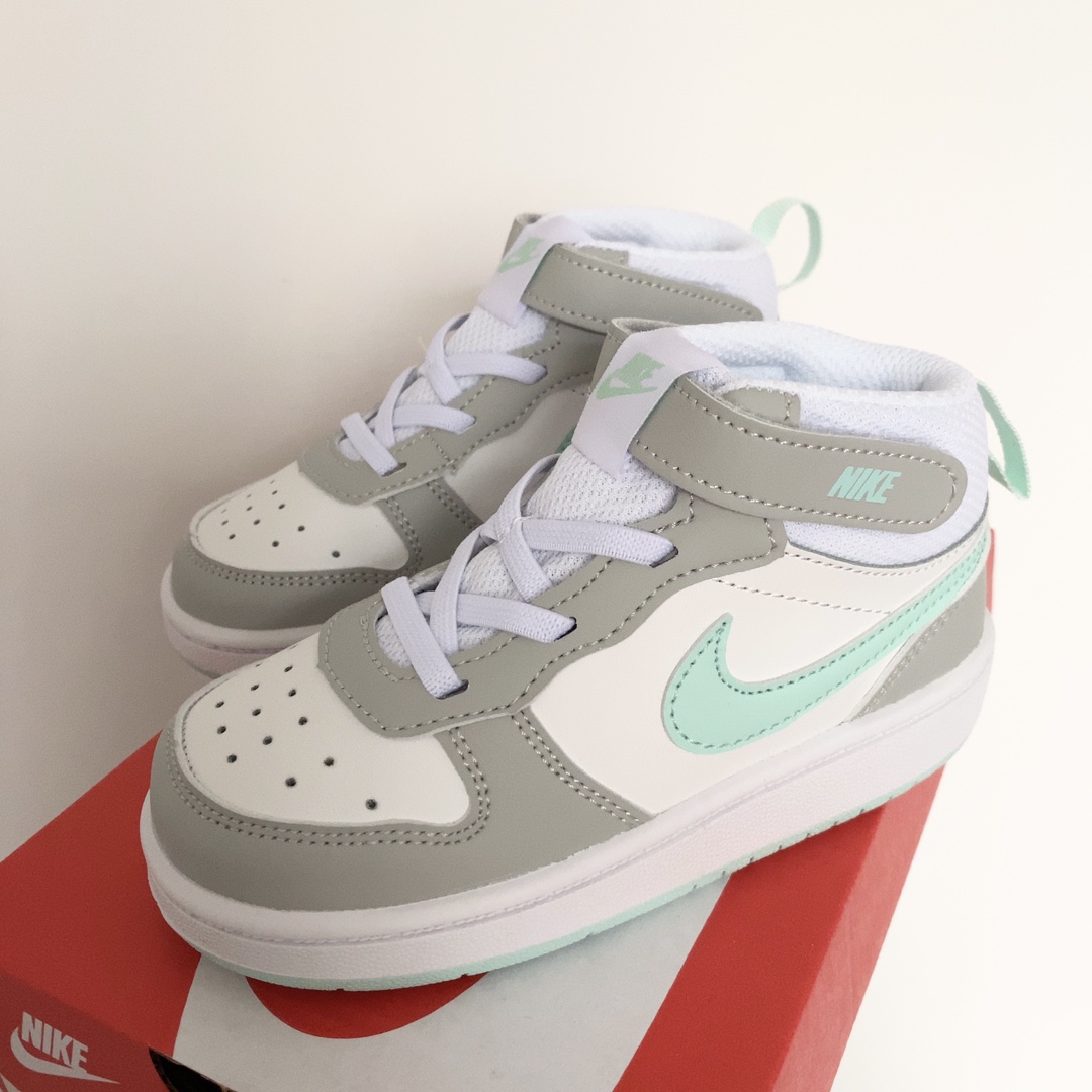 图片[2]-空军高帮工装童鞋22-37码 🔚轻运动设计，防滑耐磨的鞋底，平时小朋友跑跑跳跳也很放心，弹力带魔术贴完全无压力穿脱也方便，真是好看又好穿-选品中心