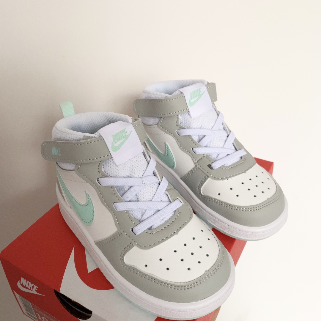 空军高帮工装童鞋22-37码 🔚轻运动设计，防滑耐磨的鞋底，平时小朋友跑跑跳跳也很放心，弹力带魔术贴完全无压力穿脱也方便，真是好看又好穿-选品中心