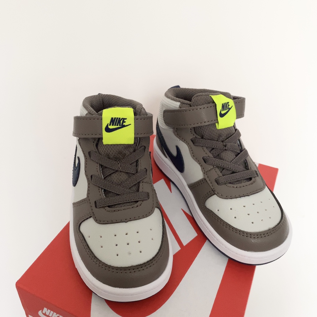 图片[2]-空军高帮工装童鞋22-37码 🔚轻运动设计，防滑耐磨的鞋底，平时小朋友跑跑跳跳也很放心，弹力带魔术贴完全无压力穿脱也方便，真是好看又好穿-选品中心