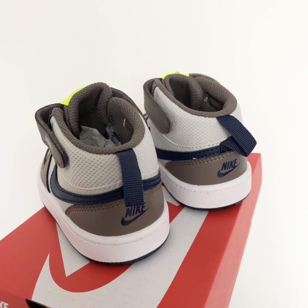 图片[4]-空军高帮工装童鞋22-37码 🔚轻运动设计，防滑耐磨的鞋底，平时小朋友跑跑跳跳也很放心，弹力带魔术贴完全无压力穿脱也方便，真是好看又好穿-选品中心