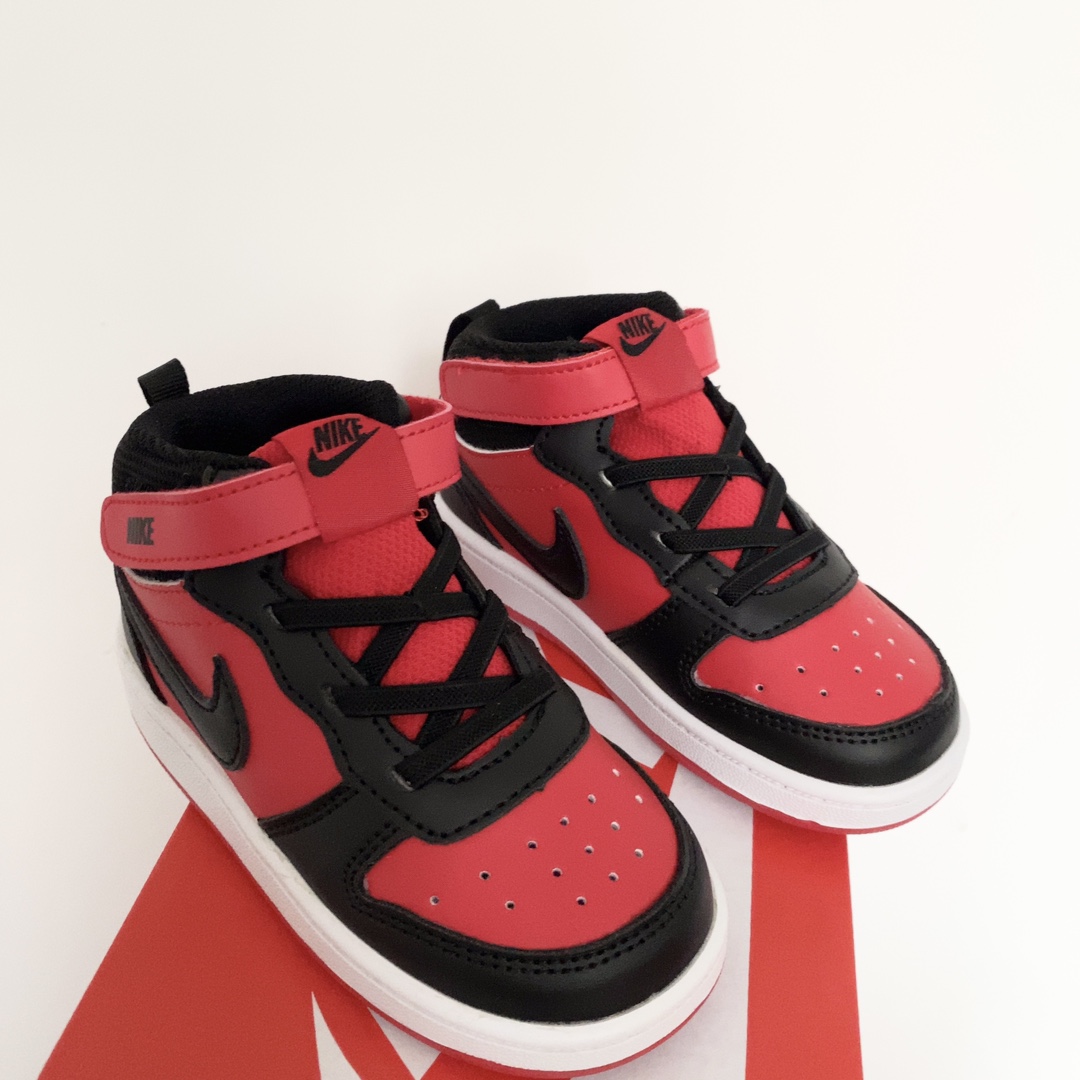 空军高帮工装童鞋22-37码 🔚轻运动设计，防滑耐磨的鞋底，平时小朋友跑跑跳跳也很放心，弹力带魔术贴完全无压力穿脱也方便，真是好看又好穿-选品中心