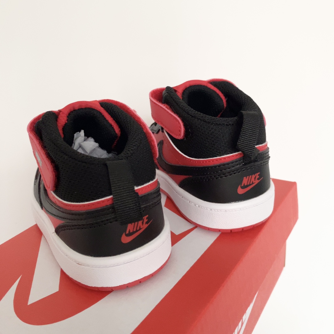 图片[4]-空军高帮工装童鞋22-37码 🔚轻运动设计，防滑耐磨的鞋底，平时小朋友跑跑跳跳也很放心，弹力带魔术贴完全无压力穿脱也方便，真是好看又好穿-选品中心