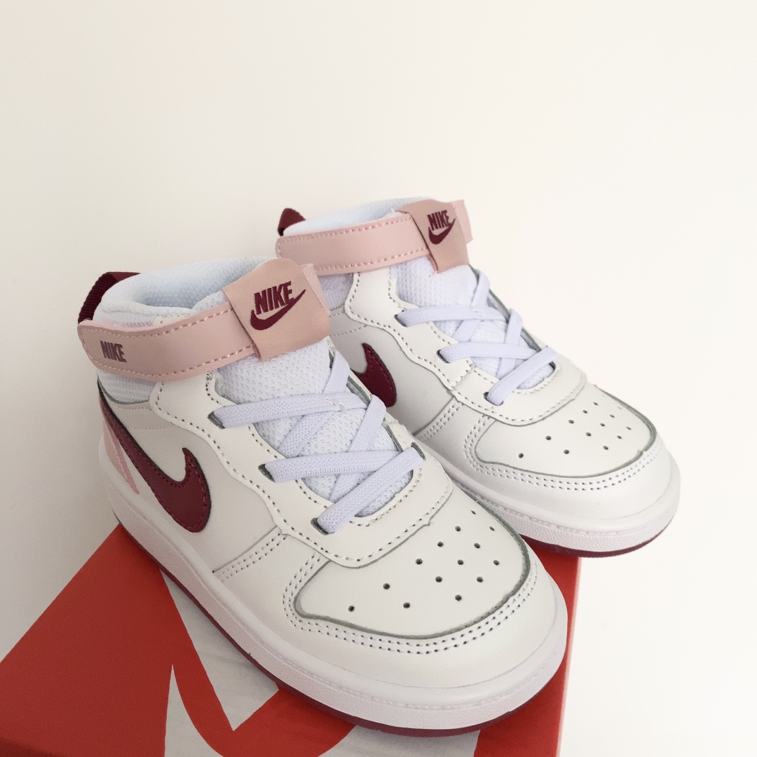 空军高帮工装童鞋22-37码 🔚轻运动设计，防滑耐磨的鞋底，平时小朋友跑跑跳跳也很放心，弹力带魔术贴完全无压力穿脱也方便，真是好看又好穿-选品中心