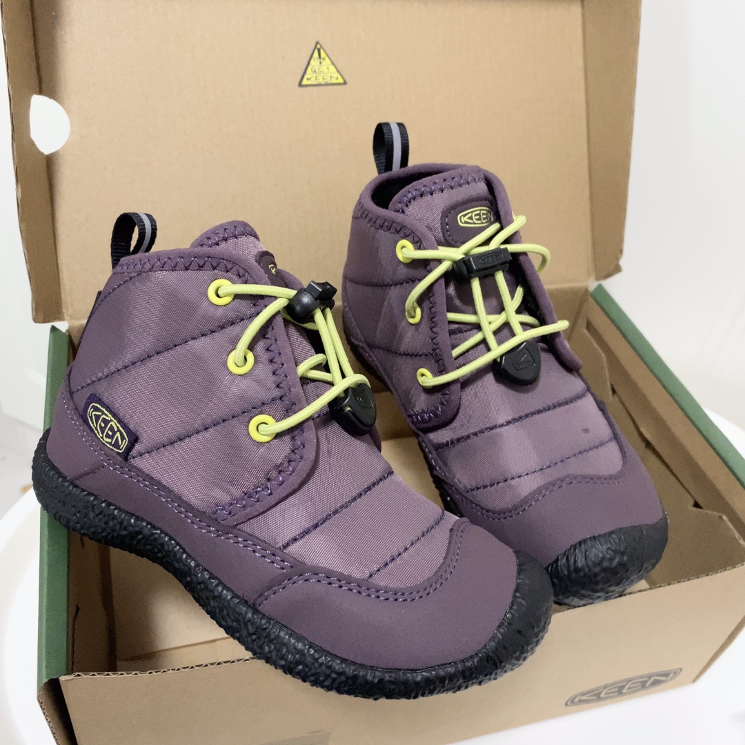 图片[7]-Keen 马球高帮加绒靴 上脚很露营风 撞色的配色绝绝子又好看，鞋口鞋舌鞋垫加绒设计保暖效果刚刚好！松紧鞋带方便小朋友自己穿脱真的很值得入手一双试试！-选品中心