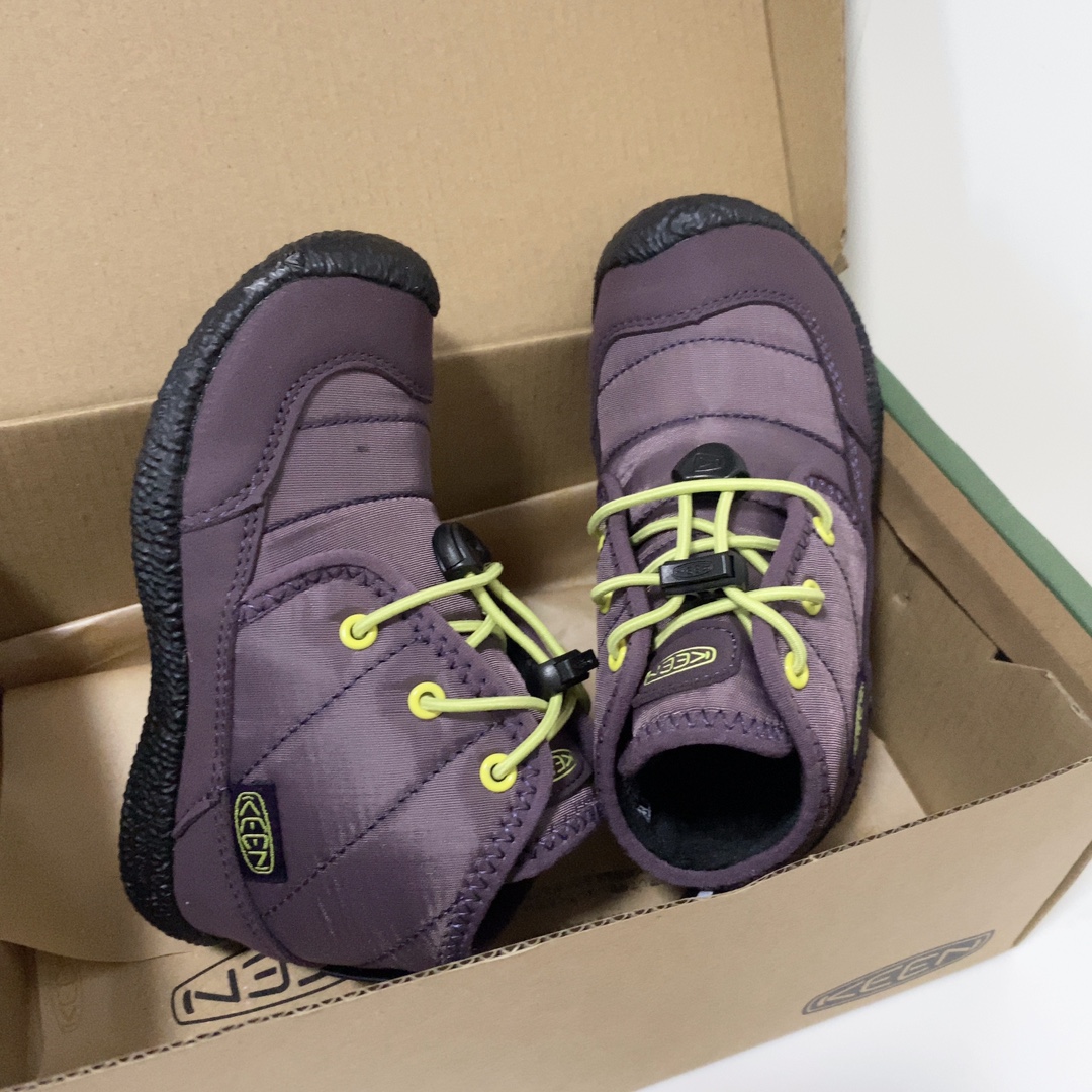 图片[2]-Keen 马球高帮加绒靴 上脚很露营风 撞色的配色绝绝子又好看，鞋口鞋舌鞋垫加绒设计保暖效果刚刚好！松紧鞋带方便小朋友自己穿脱真的很值得入手一双试试！-选品中心