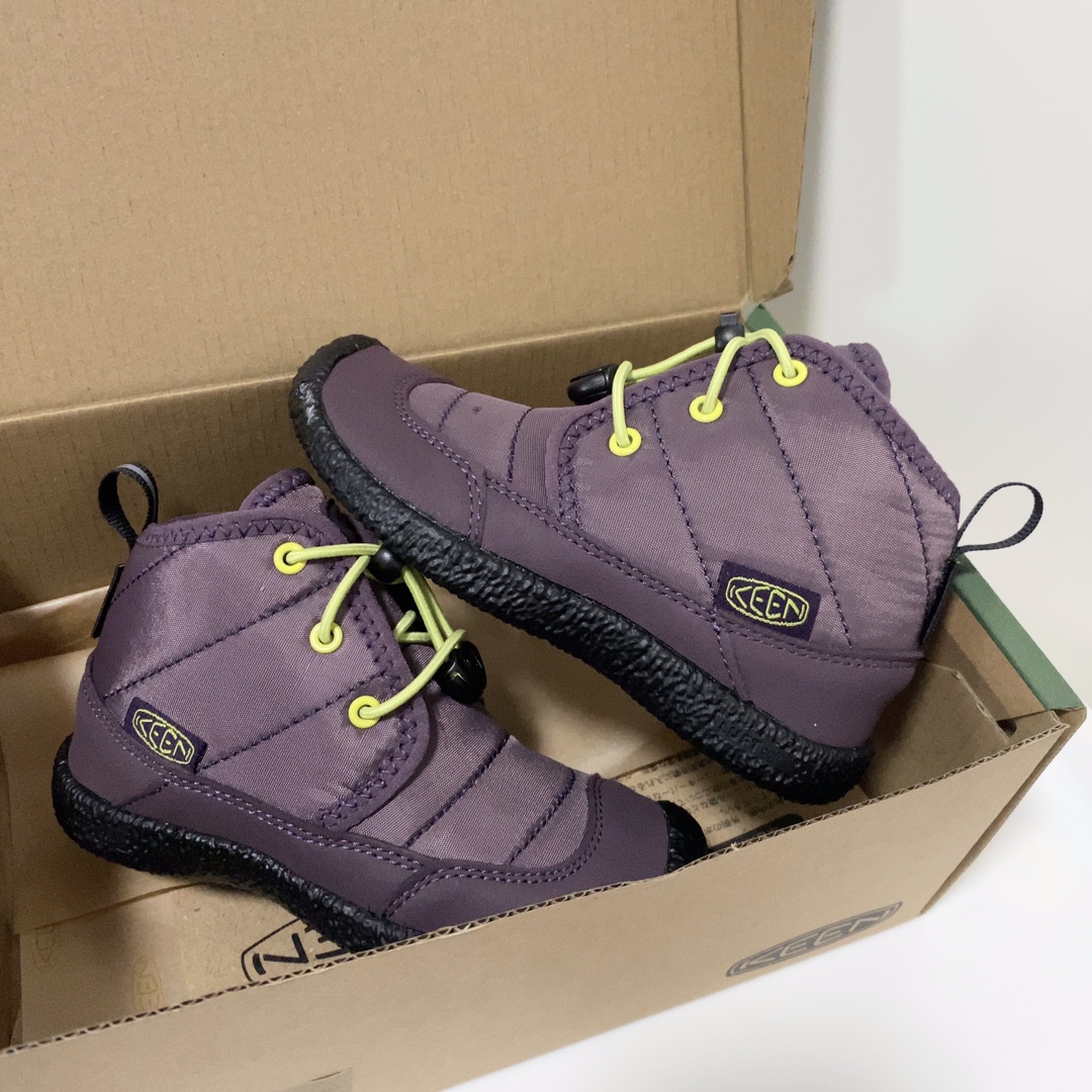 图片[3]-Keen 马球高帮加绒靴 上脚很露营风 撞色的配色绝绝子又好看，鞋口鞋舌鞋垫加绒设计保暖效果刚刚好！松紧鞋带方便小朋友自己穿脱真的很值得入手一双试试！-选品中心