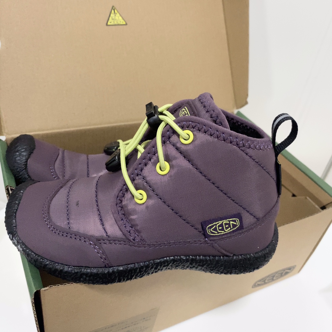 图片[6]-Keen 马球高帮加绒靴 上脚很露营风 撞色的配色绝绝子又好看，鞋口鞋舌鞋垫加绒设计保暖效果刚刚好！松紧鞋带方便小朋友自己穿脱真的很值得入手一双试试！-选品中心