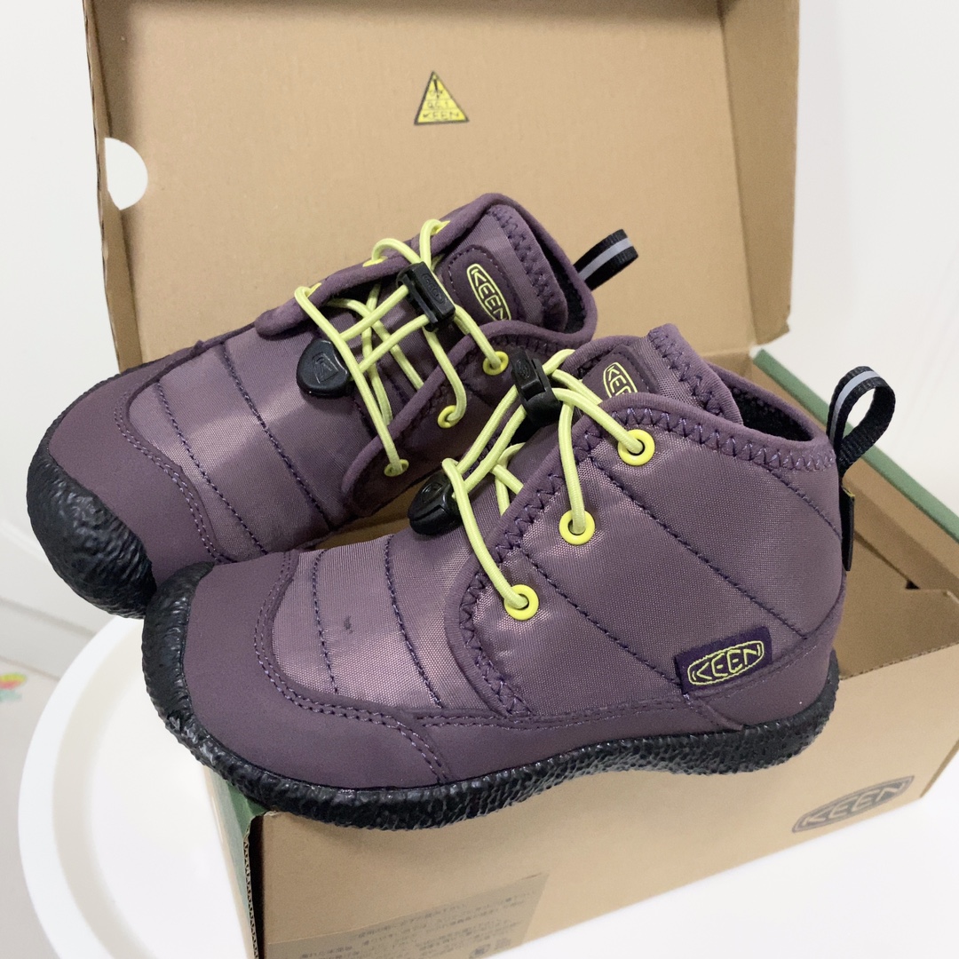 图片[5]-Keen 马球高帮加绒靴 上脚很露营风 撞色的配色绝绝子又好看，鞋口鞋舌鞋垫加绒设计保暖效果刚刚好！松紧鞋带方便小朋友自己穿脱真的很值得入手一双试试！-选品中心