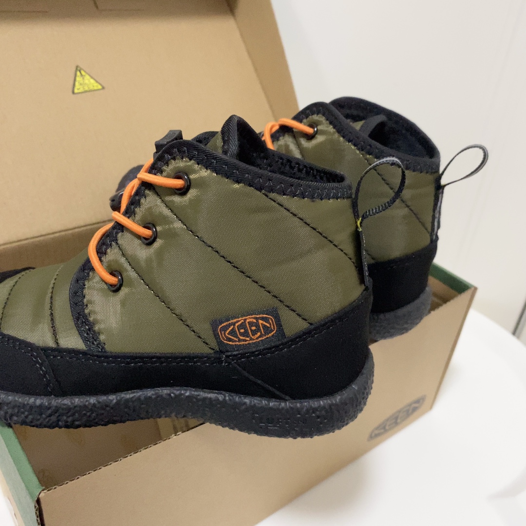 图片[7]-Keen 马球高帮加绒靴 上脚很露营风 撞色的配色绝绝子又好看，鞋口鞋舌鞋垫加绒设计保暖效果刚刚好！松紧鞋带方便小朋友自己穿脱真的很值得入手一双试试！-选品中心