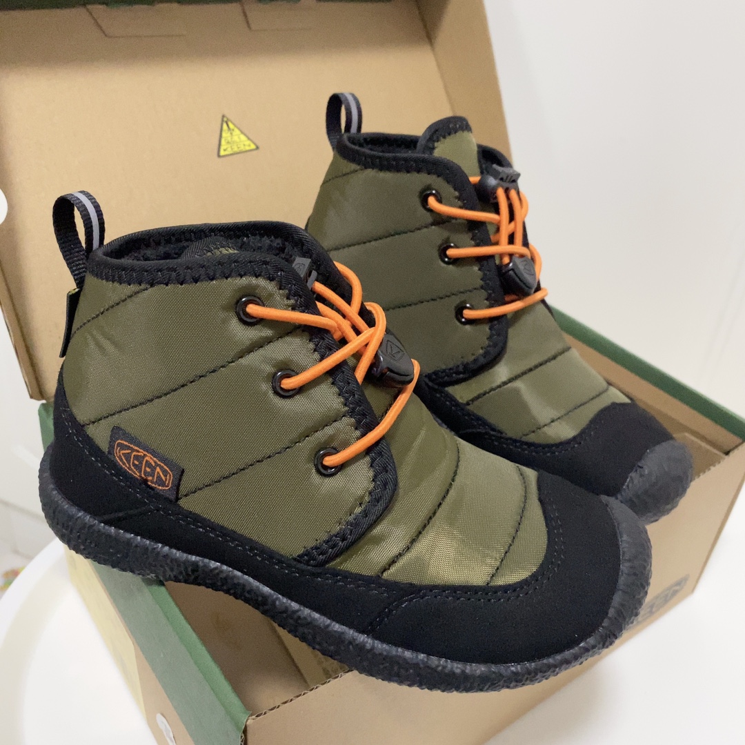 图片[5]-Keen 马球高帮加绒靴 上脚很露营风 撞色的配色绝绝子又好看，鞋口鞋舌鞋垫加绒设计保暖效果刚刚好！松紧鞋带方便小朋友自己穿脱真的很值得入手一双试试！-选品中心