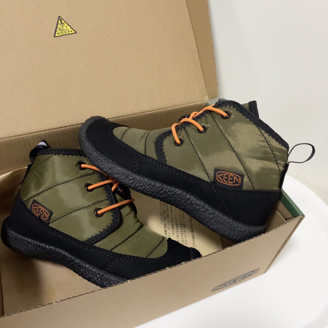 图片[6]-Keen 马球高帮加绒靴 上脚很露营风 撞色的配色绝绝子又好看，鞋口鞋舌鞋垫加绒设计保暖效果刚刚好！松紧鞋带方便小朋友自己穿脱真的很值得入手一双试试！-选品中心