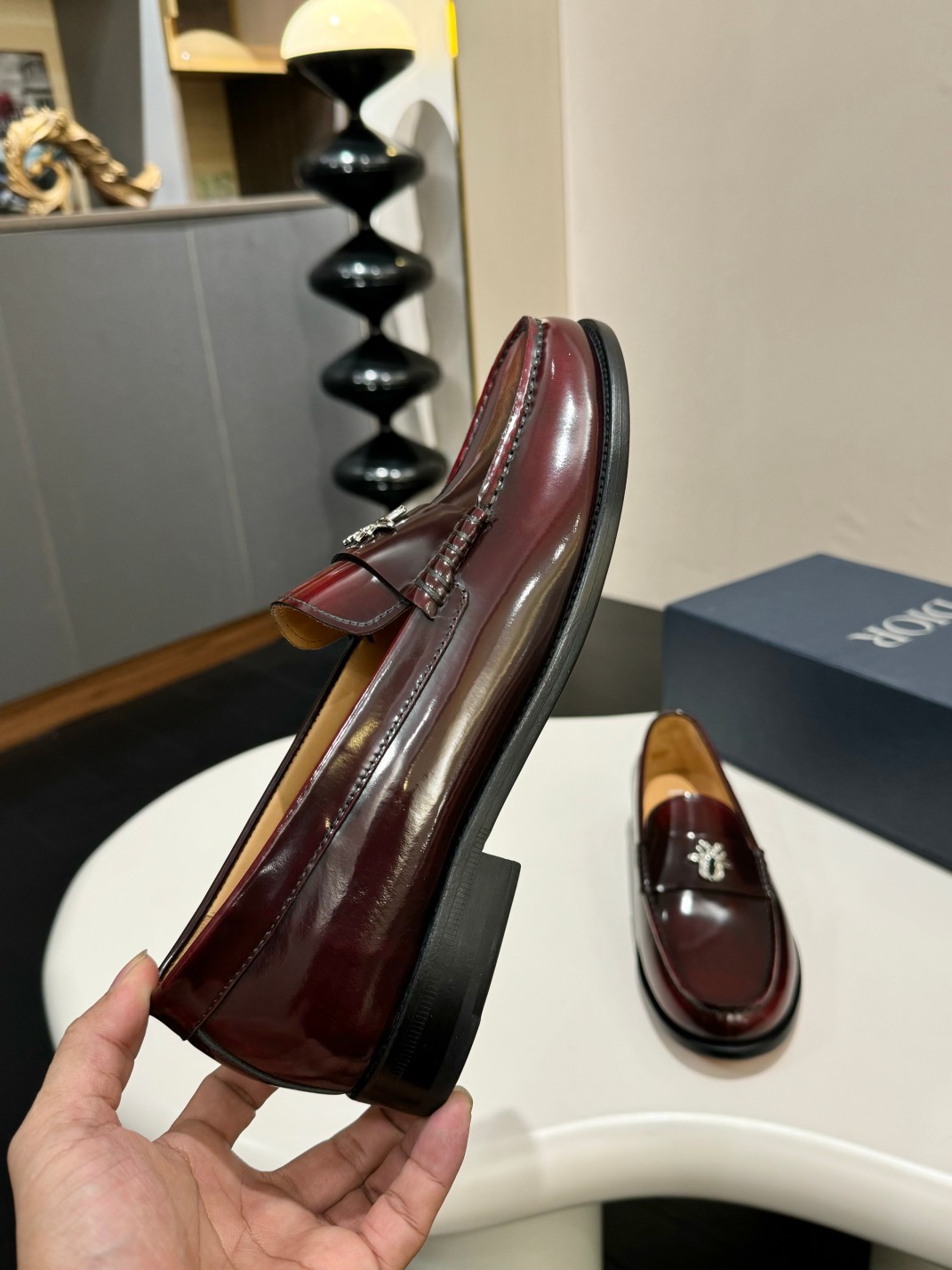 Dior Style Leather Men's Shoes Men's Shoes Men's Shoes detail image 4 from source 782297
