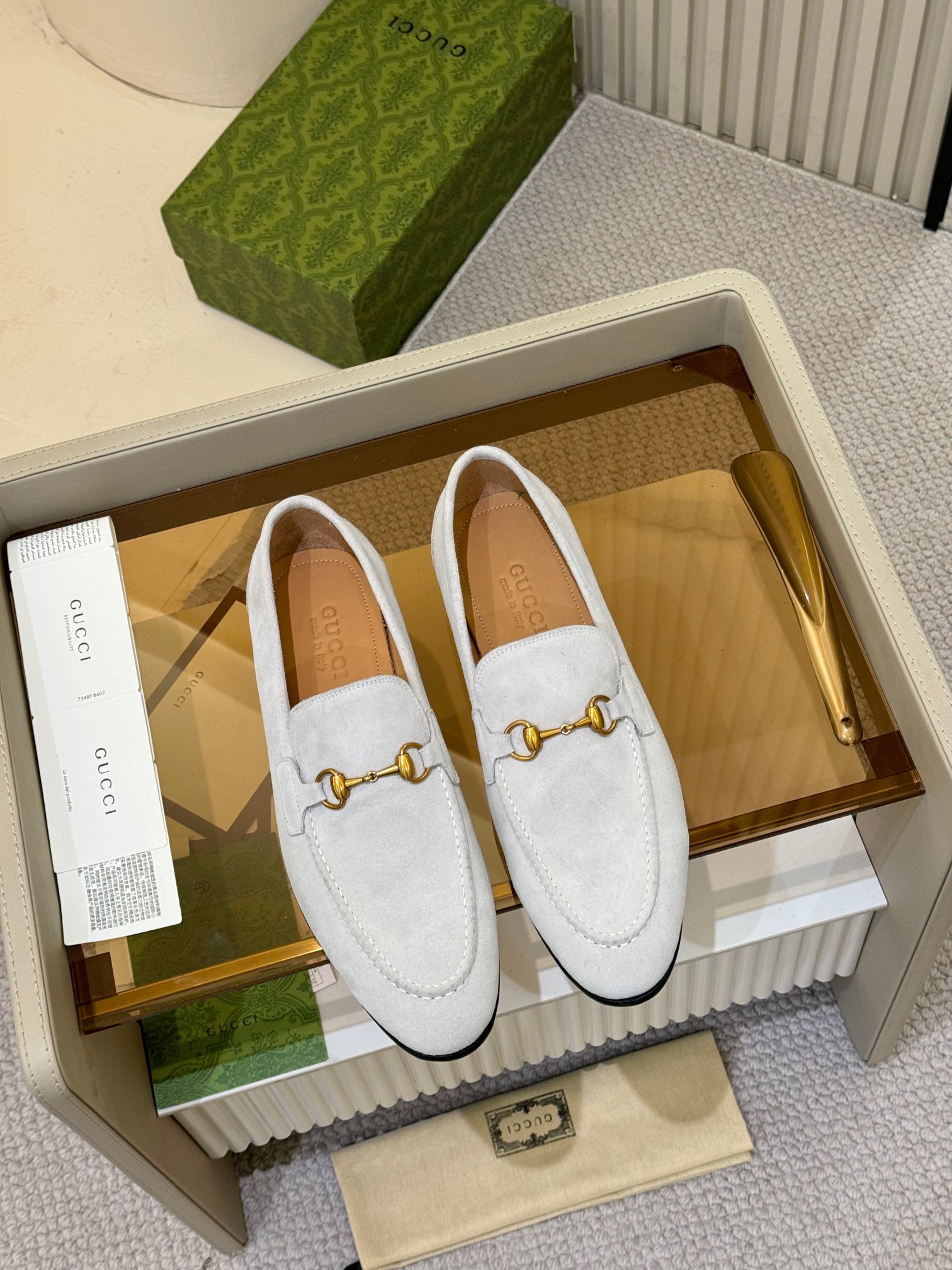 NO:351516,GUCC*—Guqi Original single quality. Original leather outsole series. The counter is released simultaneously. The upper is made of original cowhide with original hardware accessories; 