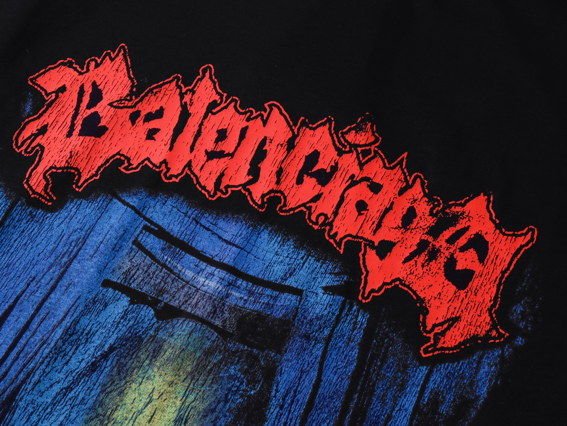 Balenciaga BLCG 巴黎世家 26SS SALON DE COUTURE舞台窗帘印花短袖