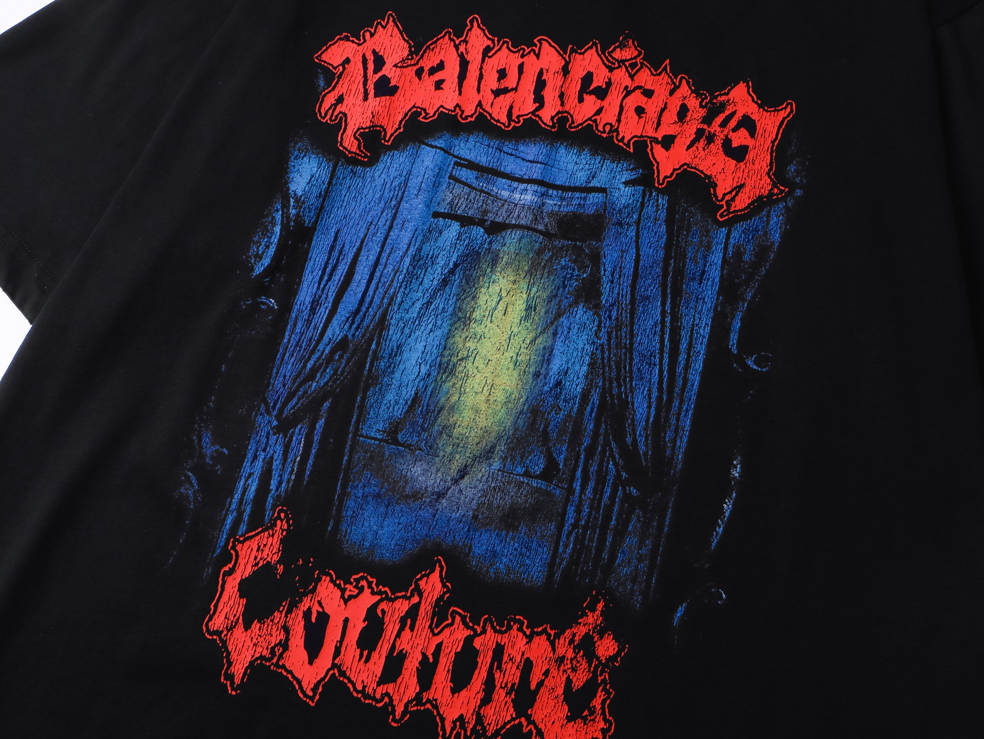 Balenciaga BLCG 巴黎世家 26SS SALON DE COUTURE舞台窗帘印花短袖
