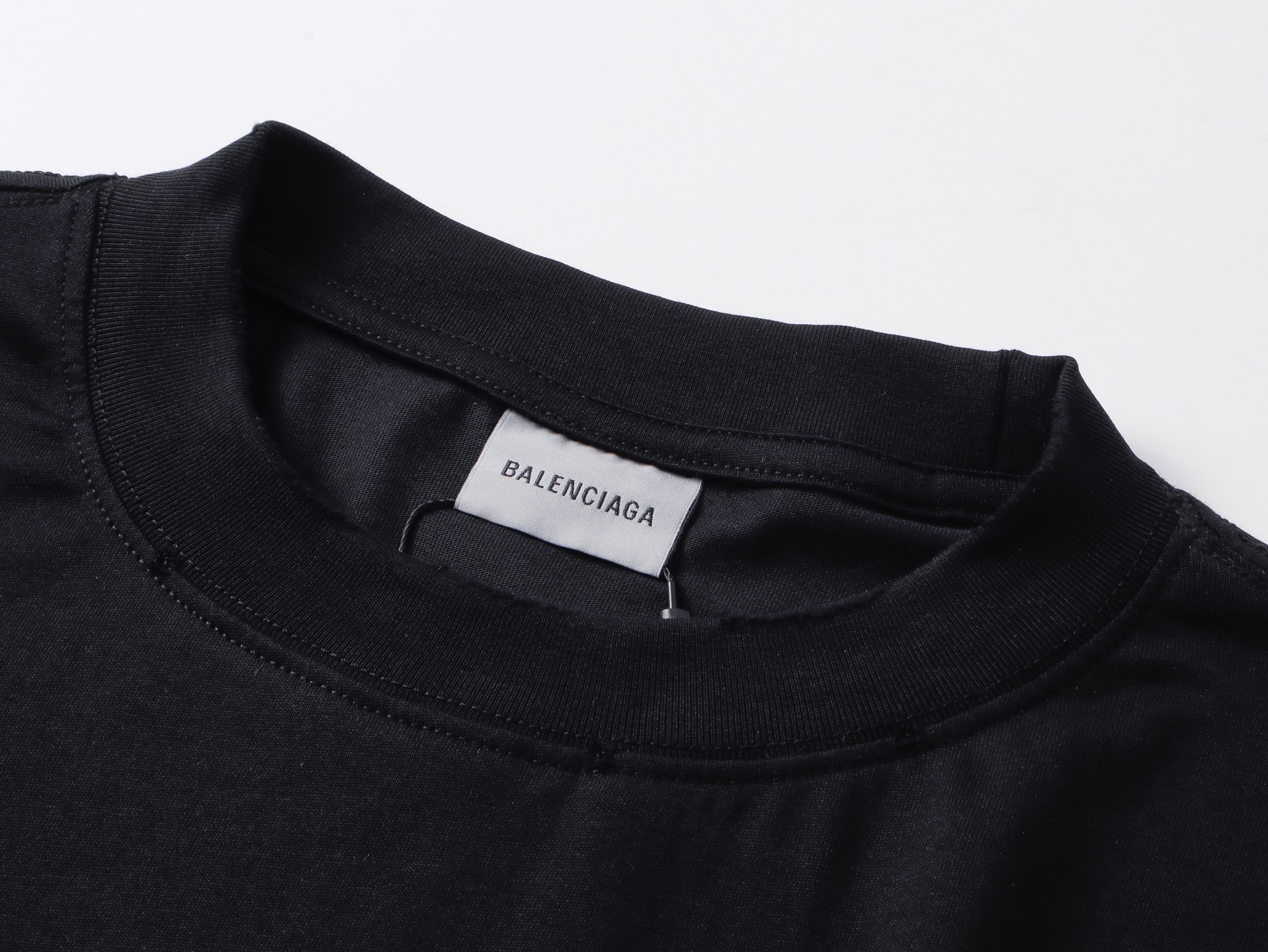 Balenciaga BLCG 巴黎世家 铁塔闪电龟裂胶印花短袖T恤