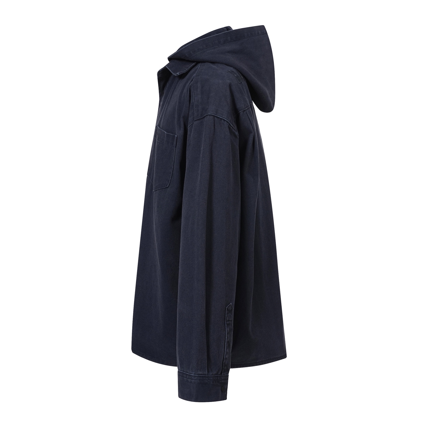 Balenciaga BLCG 巴黎世家 连帽衬衫领牛仔外套