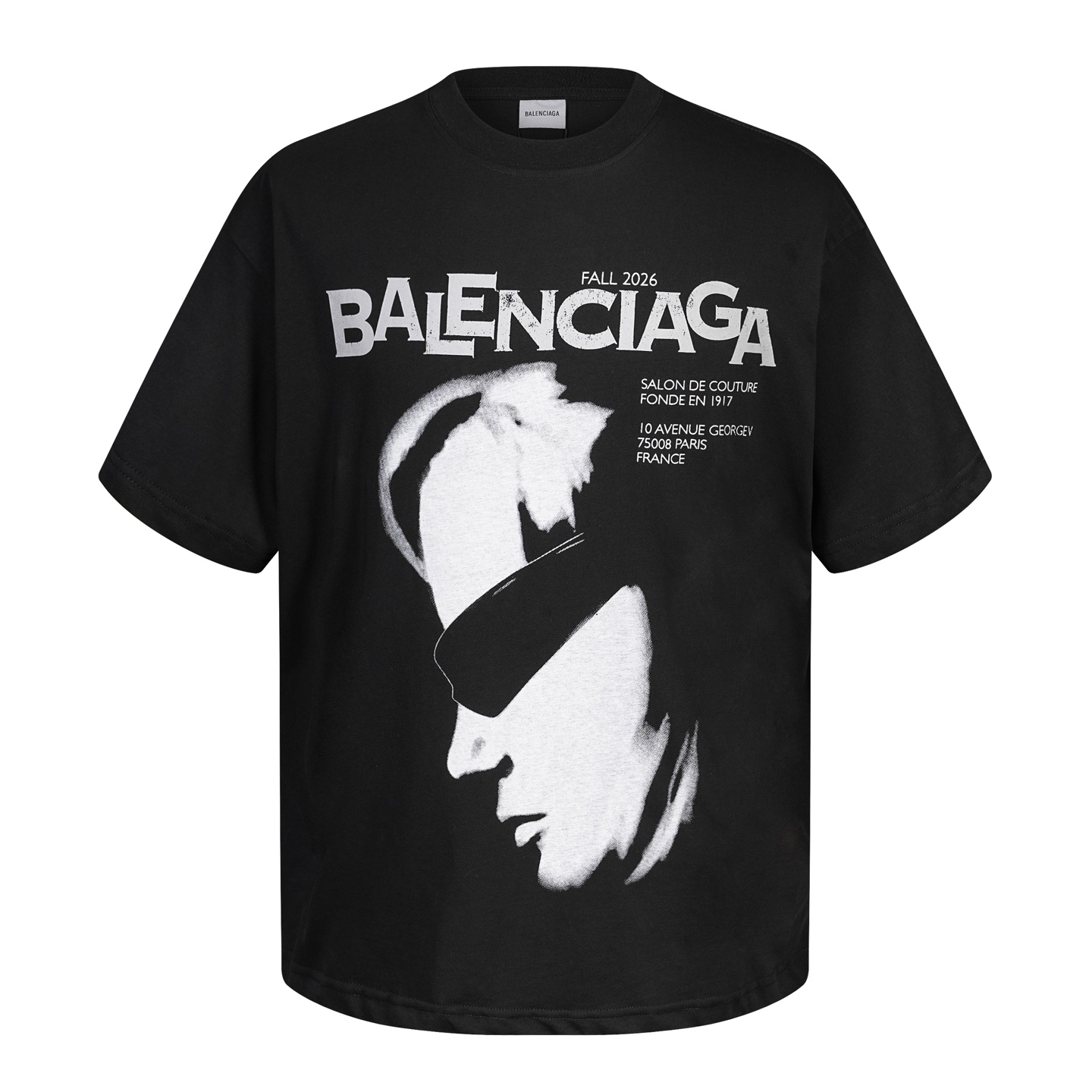 P120 BLCG Balenciaga Gafas de sol Retrato Letra Impreso Mangas cortas tamaño: xs s m l Todo el proceso, desde el tejido…