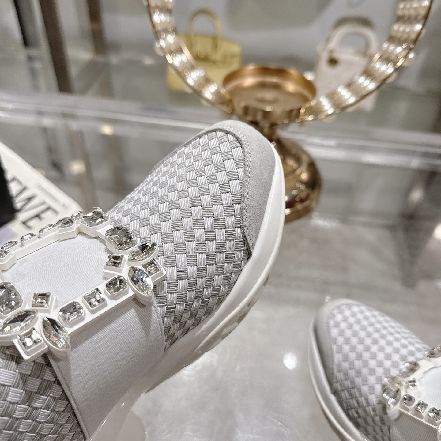 Roger Vivier Viv' Run Embellished Woven Sneakers - Designer Style & Comfort 9 i1743931446655 2331 0 7