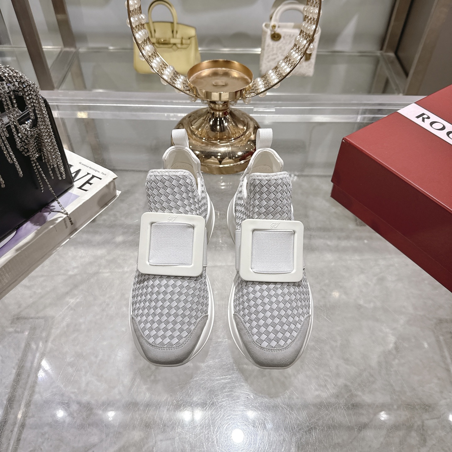 Roger Vivier Viv' Run Woven Sneakers - Elevate Your Style with Comfort 4 i1743931573137 1533 0 0