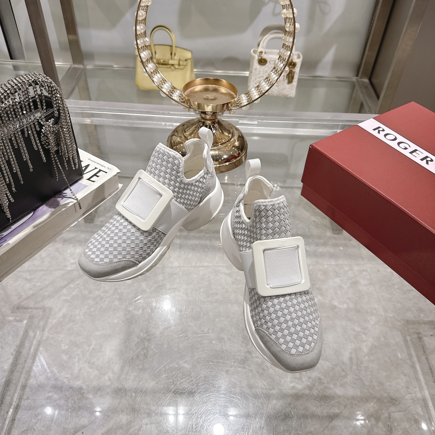 Roger Vivier Viv' Run Woven Sneakers - Elevate Your Style with Comfort 5 i1743931575827 6636 0 1