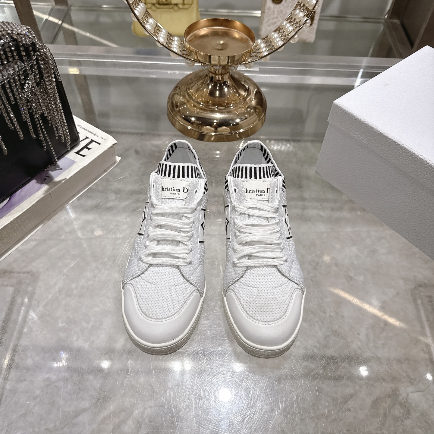 Dior Star Women's White Sneakers Platform Casual Shoes Lace-up 3 i1743934977718 4530 0 0