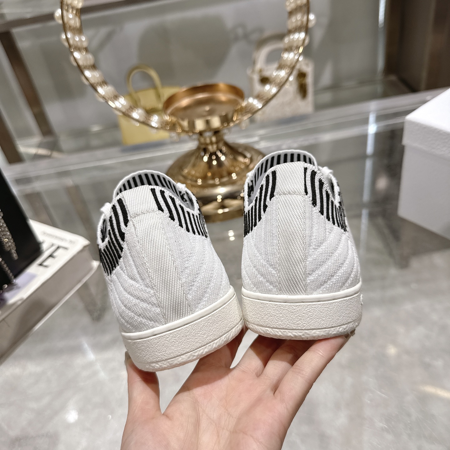 Dior Star Women's White Sneakers Platform Casual Shoes Lace-up 9 i1743934977786 9982 0 7