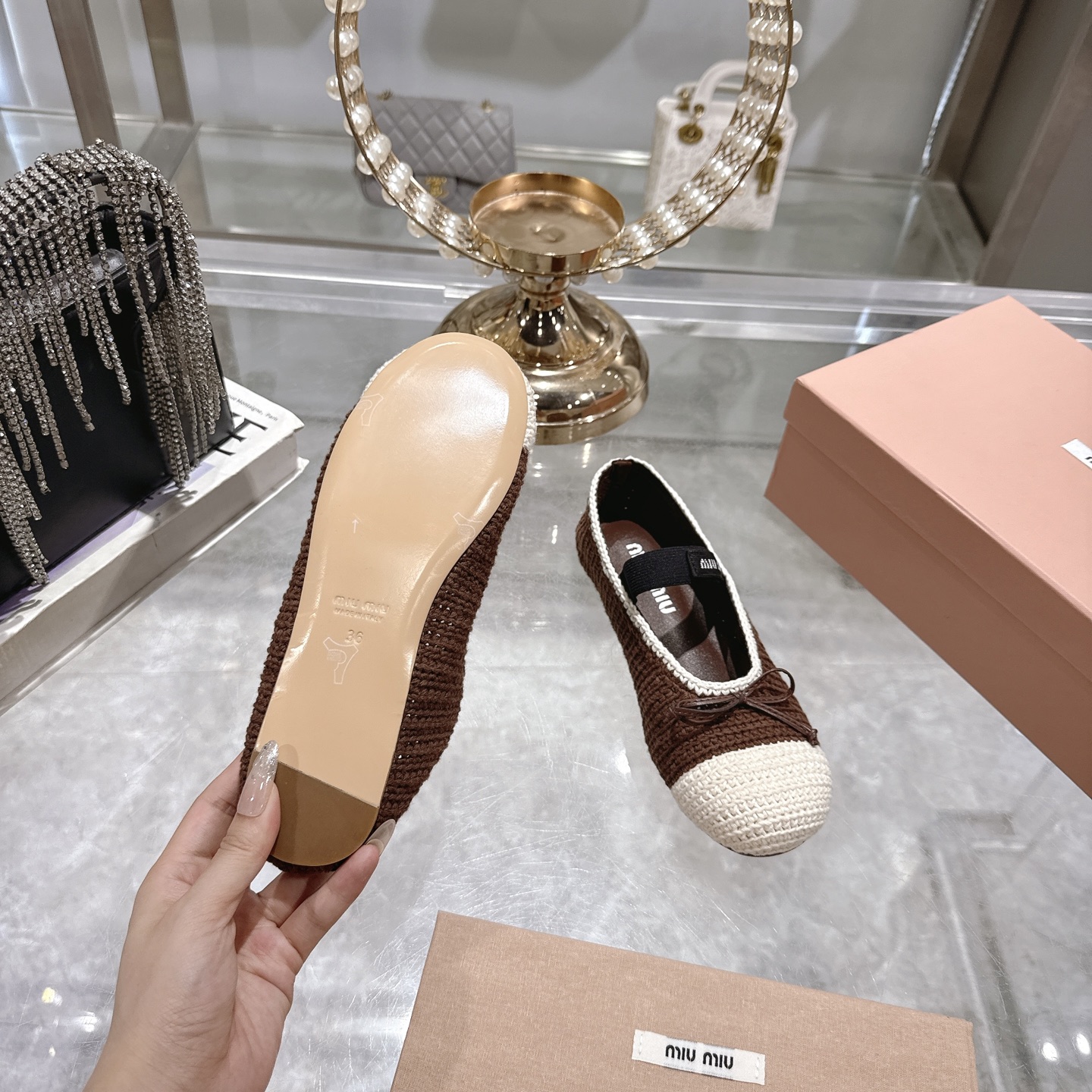 Miu Miu Ballet Flats: Elegant, Comfortable, and Fashionable Ballerina Shoes 10 i1746511108442 896 0 8