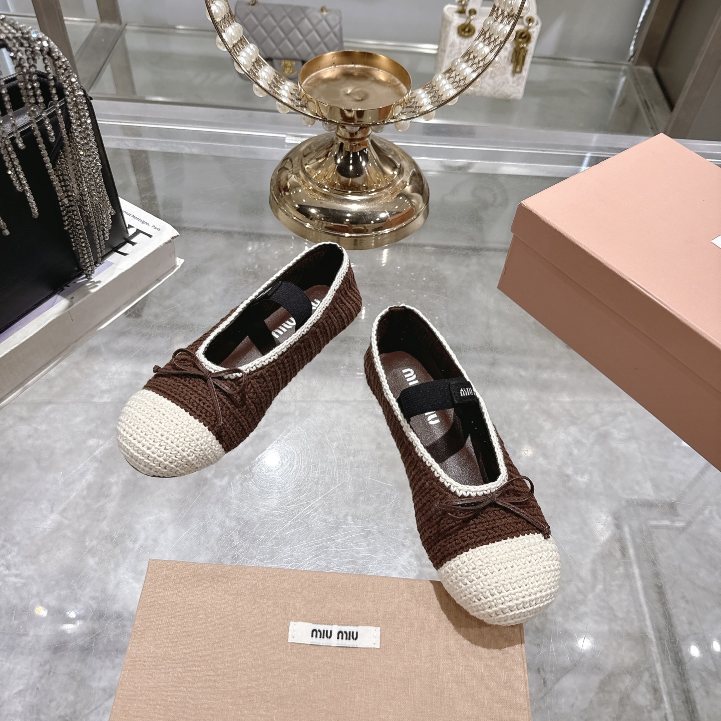 Miu Miu Ballet Flats: Elegant, Comfortable, and Fashionable Ballerina Shoes 4 i1746511114056 1056 0 1