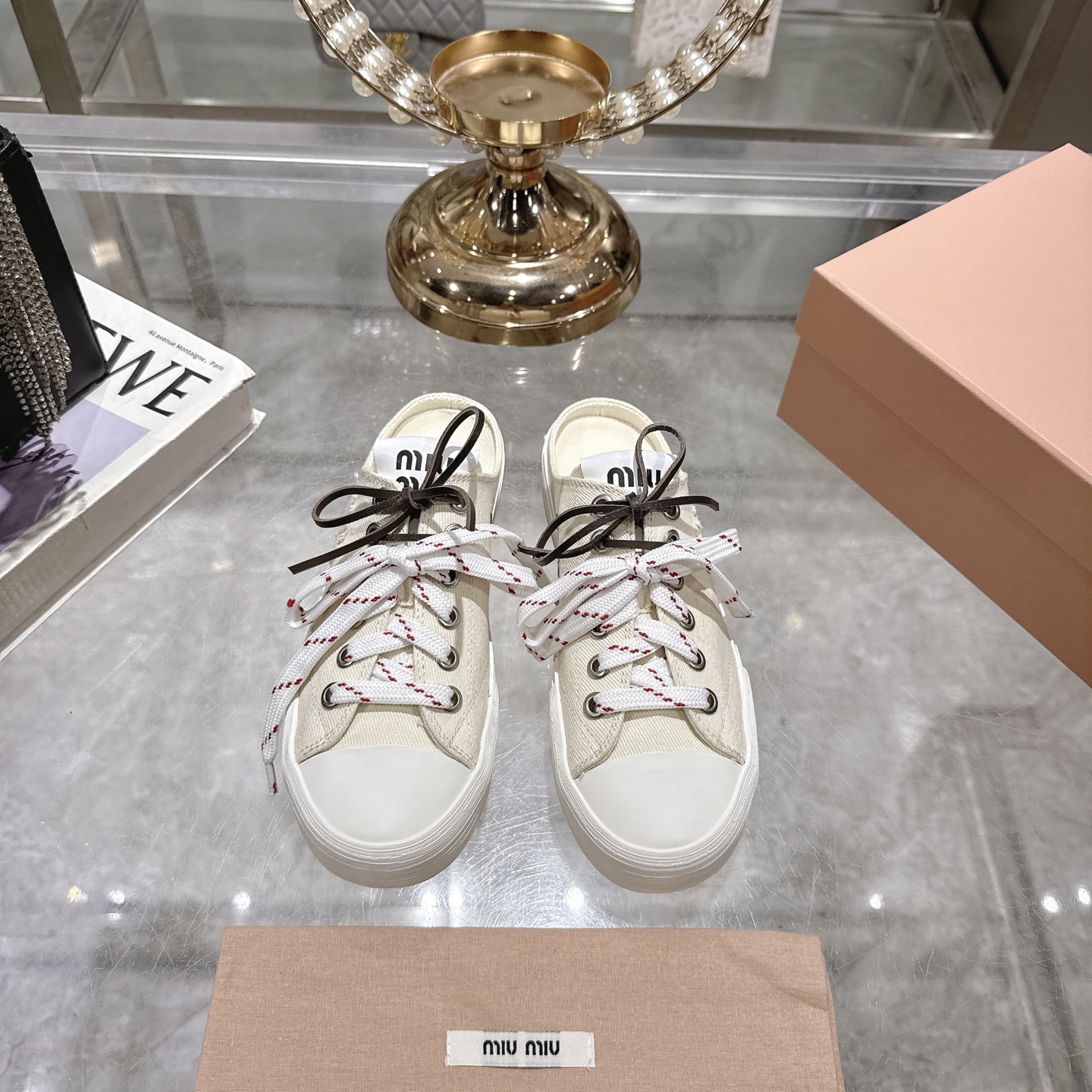 Miu Miu 25SS Retro Casual Canvas Shoes with Lightweight Sole 3 i1746686070259 2059 0 0