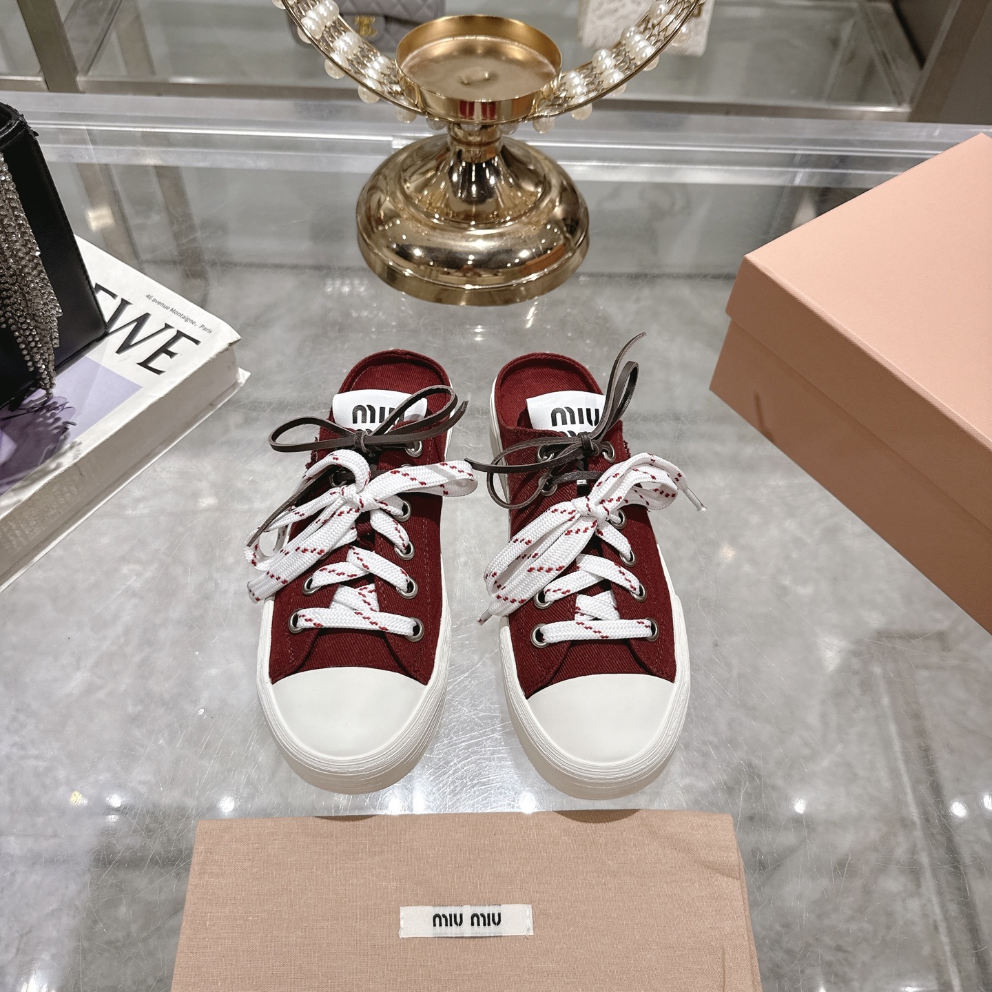 Miu Miu 25SS Retro Casual Shoes: Stylish, Comfortable, and Bold 3 i1746686418342 7630 0 0