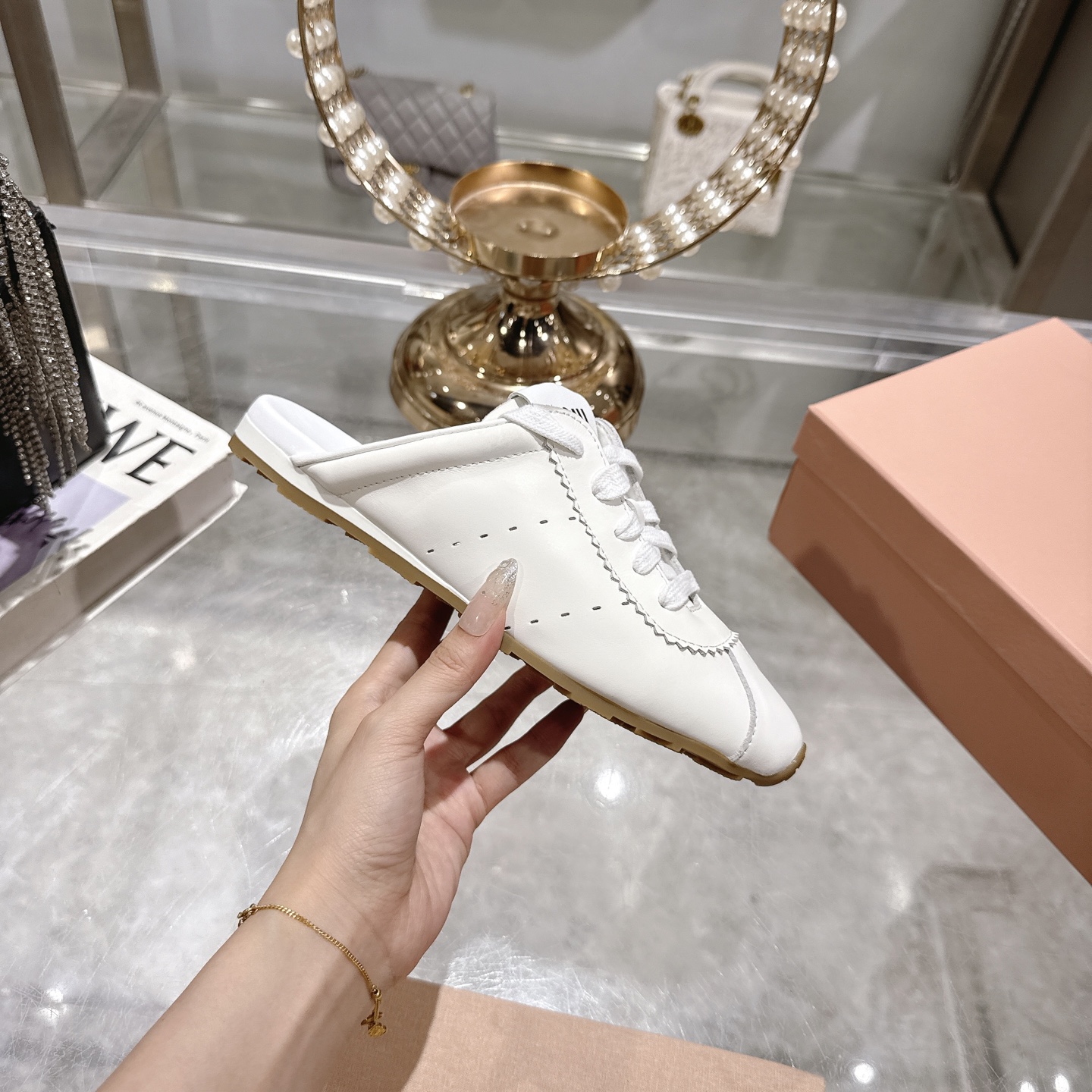 Miu Miu Spring Leather Lace-Up Heeled Slippers - Effortless Style 6 i1746688497381 1847 0 4