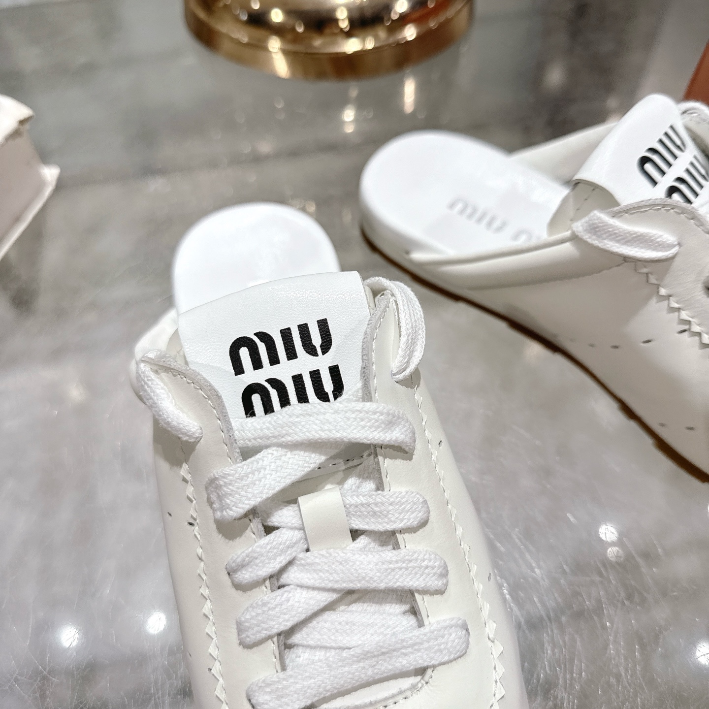 Miu Miu Spring Leather Lace-Up Heeled Slippers - Effortless Style 8 i1746688497919 466 0 6