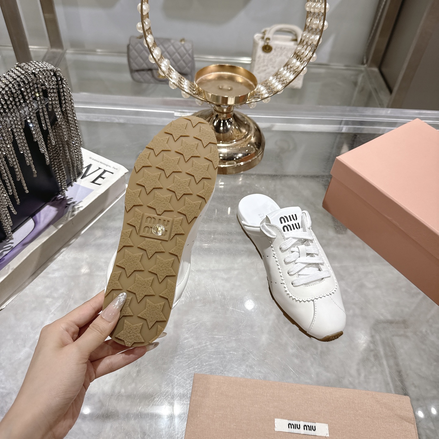 Miu Miu Spring Leather Lace-Up Heeled Slippers - Effortless Style 10 i1746688499093 3048 0 8