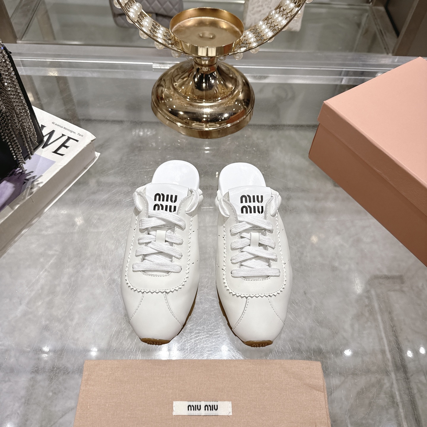 Miu Miu Spring Leather Lace-Up Heeled Slippers - Effortless Style 3 i1746688500061 4012 0 0