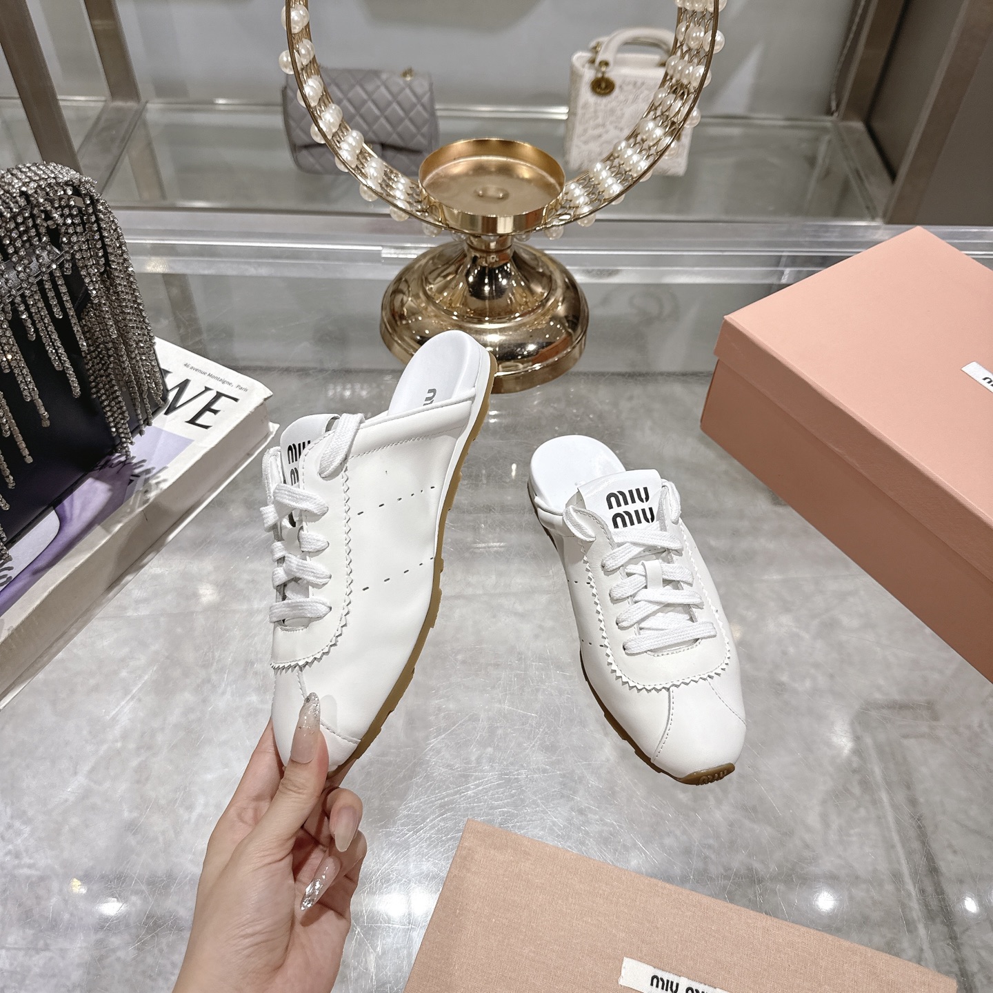 Miu Miu Spring Leather Lace-Up Heeled Slippers - Effortless Style 5 i1746688501733 9559 0 3