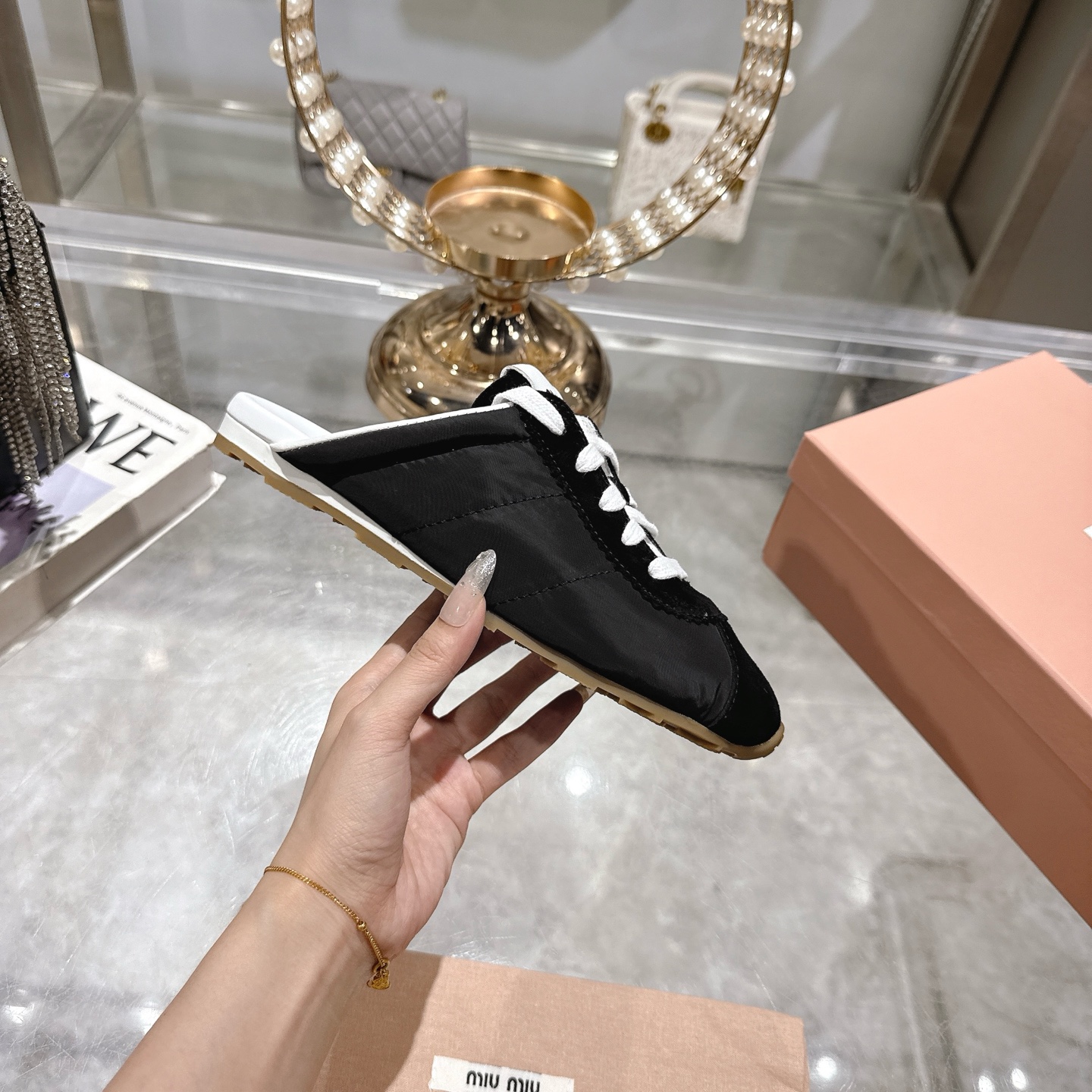 Miu Miu Spring Leather Mules with Adjustable Straps and Logo Detail 6 i1746688537775 4851 0 4
